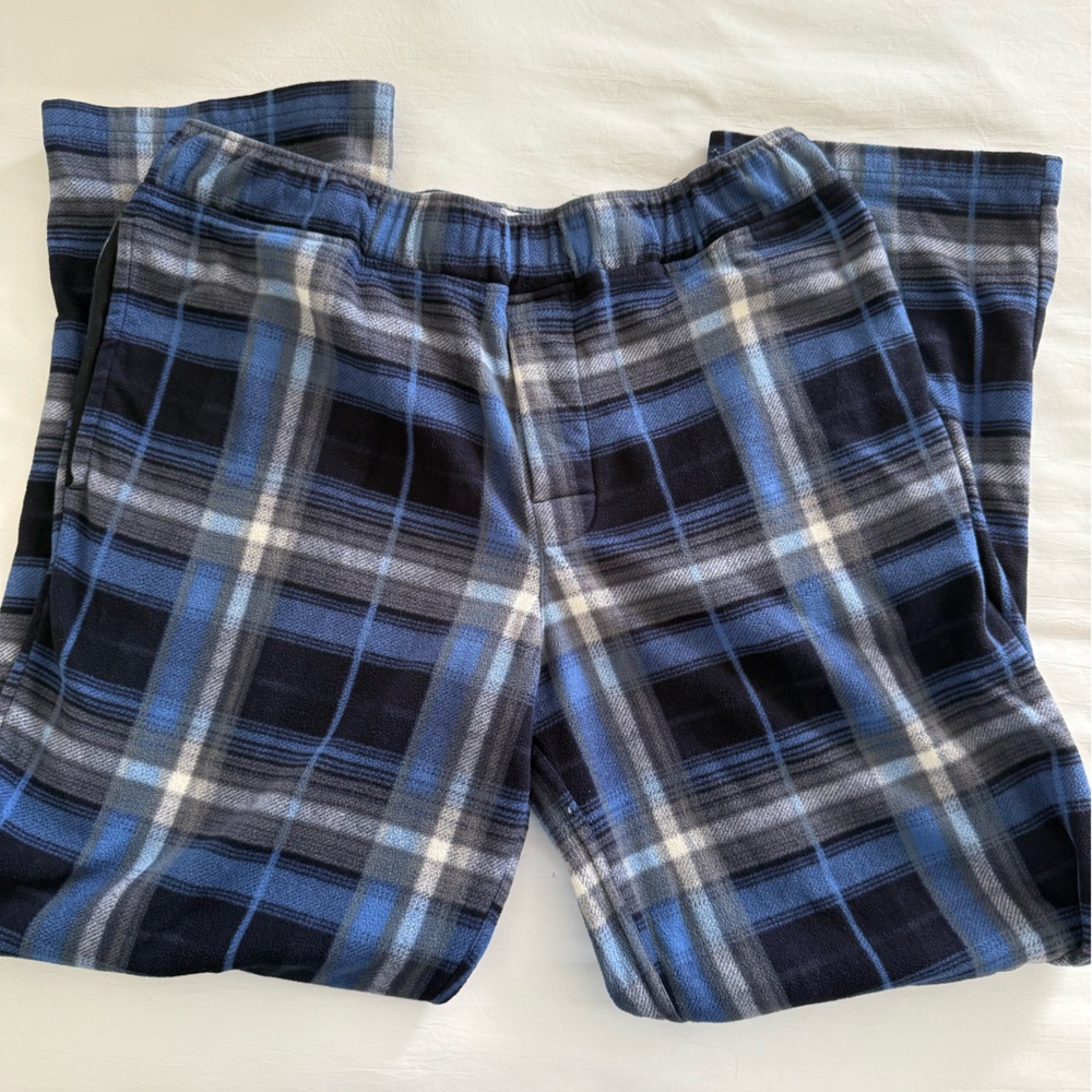 Goodfellow & Co Navy and Light Blue Plaid Men's Shorts